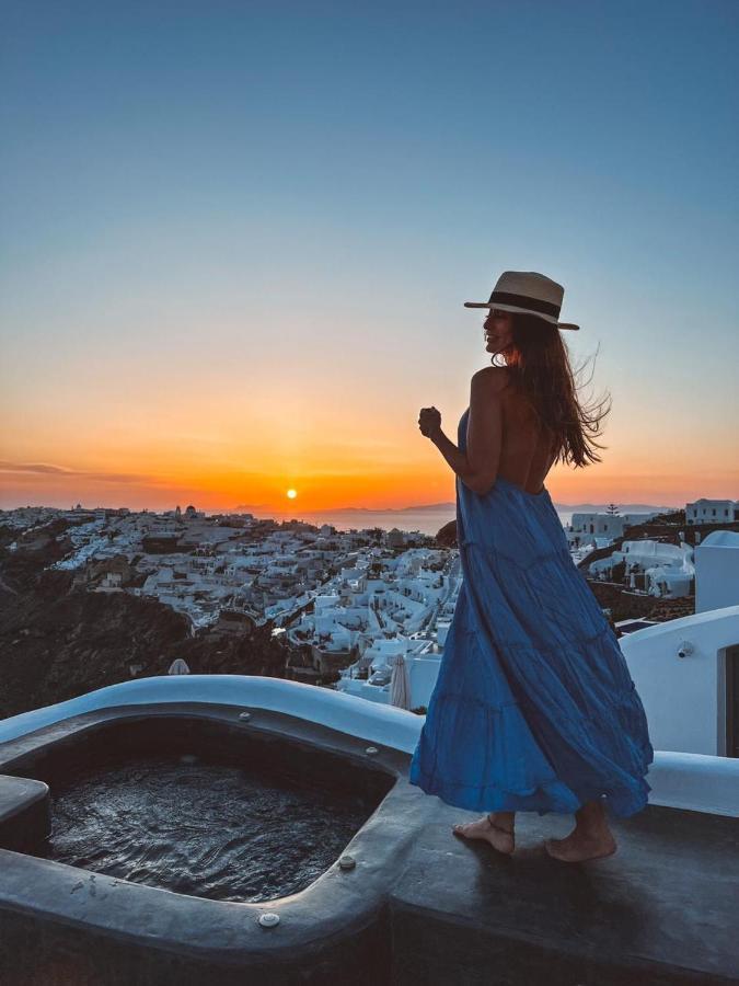 Captain John Villas Oia - Caldera & Sunset View Ngoại thất bức ảnh